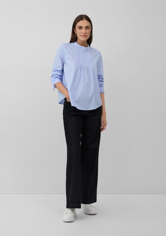 s.Oliver BLACK LABEL Blouse in Blue