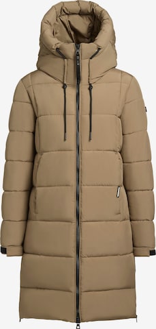 khujo Χειμερινό παλτό 'Indie2' σε καφέ: μπροστά