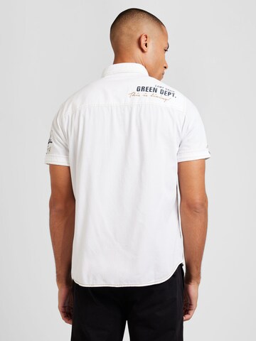 CAMP DAVID Regular fit Button Up Shirt in Beige