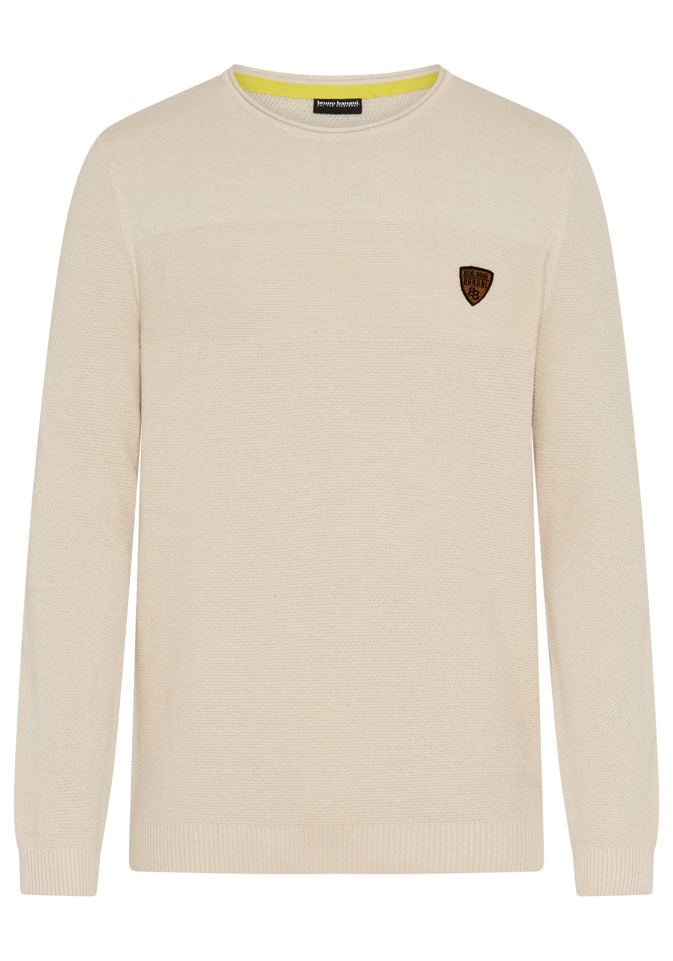 Bruno Banani Pullover in Weiß: Vorderseite