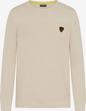 Bruno Banani Pullover in Weiß: Vorderseite