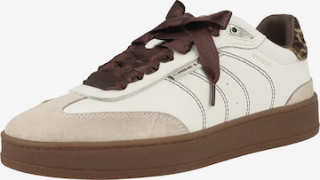 Baskets basses ' WEMBELY ' Crime London en blanc : devant