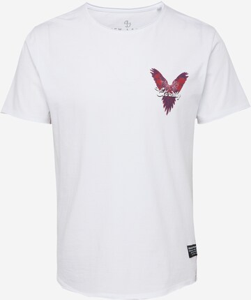 Key Largo Shirt 'MT ETERNITY' in White: front