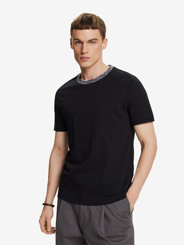 T-Shirt ESPRIT en noir : devant