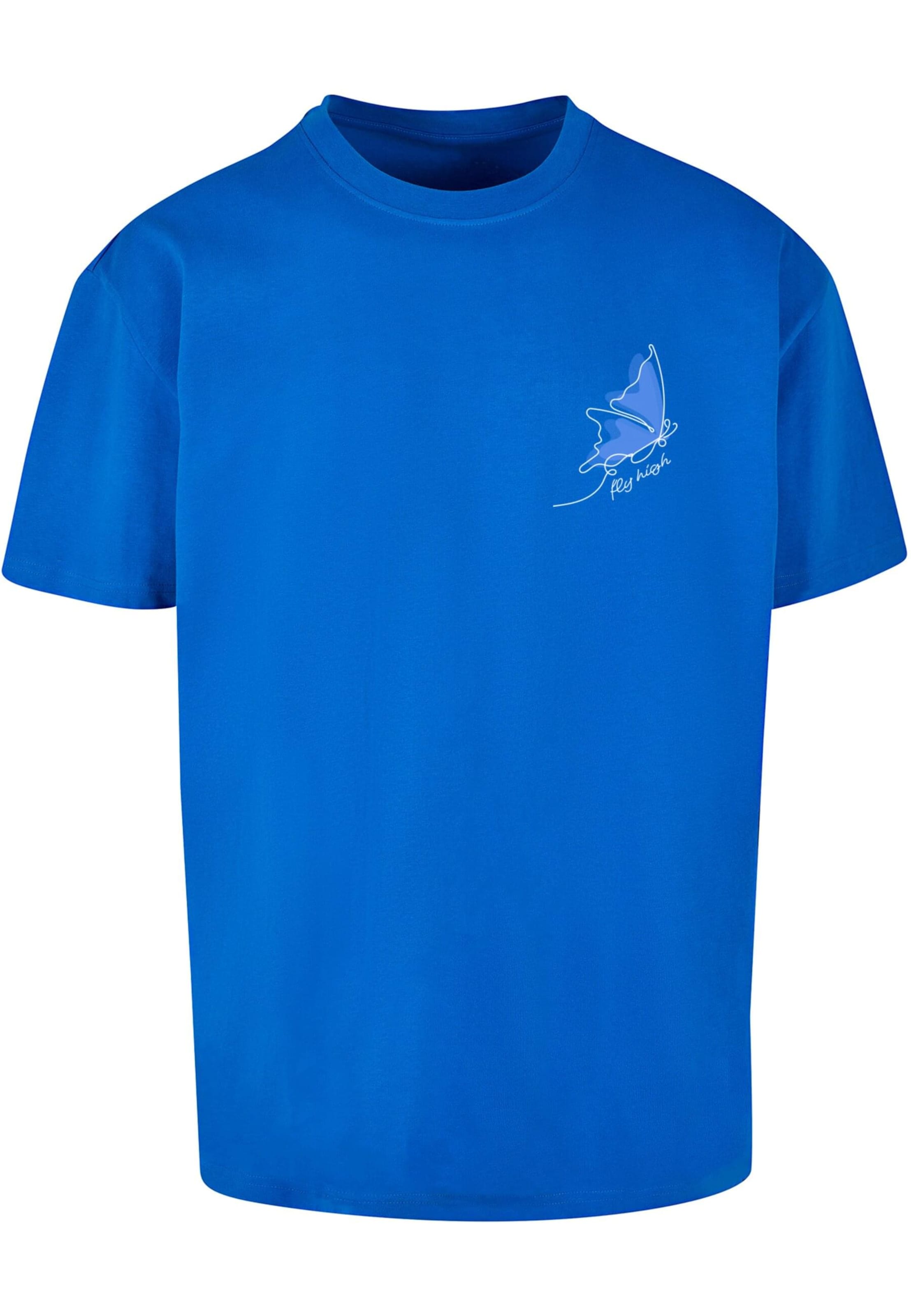T-Shirt 'Fly High' Merchcode en bleu : devant