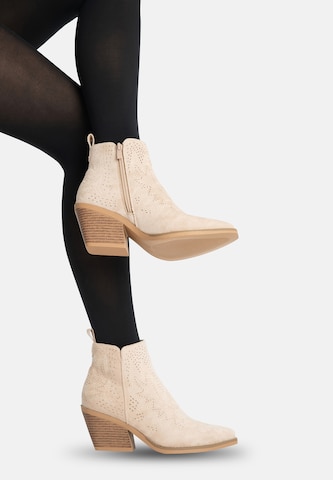 Ankle boots di Salinyang in beige