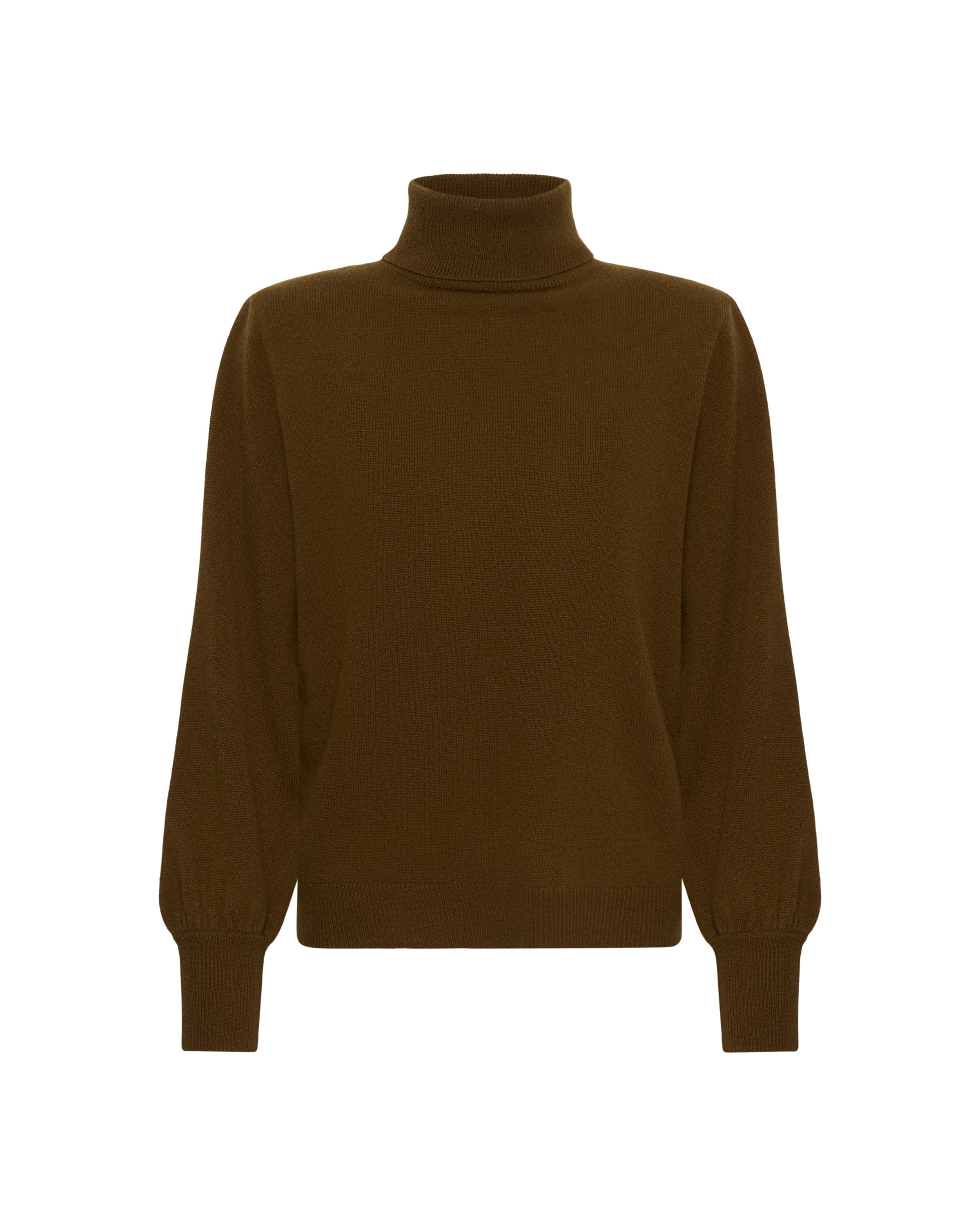 My Essential Wardrobe Sweter w kolorze brązowy: przód