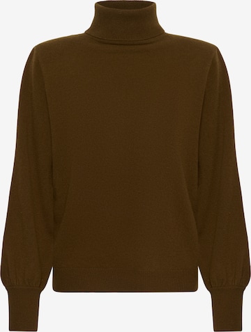 My Essential Wardrobe Sweter w kolorze brązowy: przód