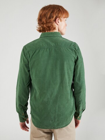 BLEND Средняя посадка Рубашка в Зеленый