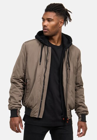 STONE HARBOUR Between-season jacket 'Hoobo' in Brown: front