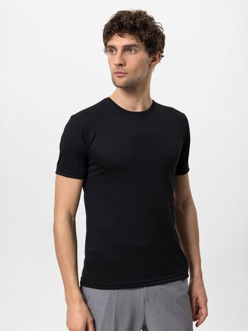 T-Shirt Antioch en noir : devant