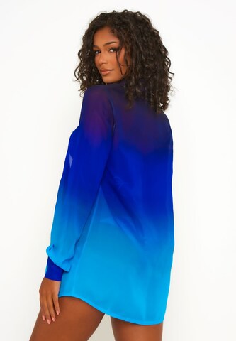 Moda Minx Blouse 'Club Tropicana' in Blue