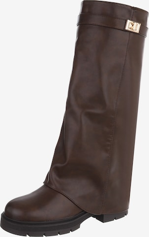 Ital-Design Boots in Brown: front