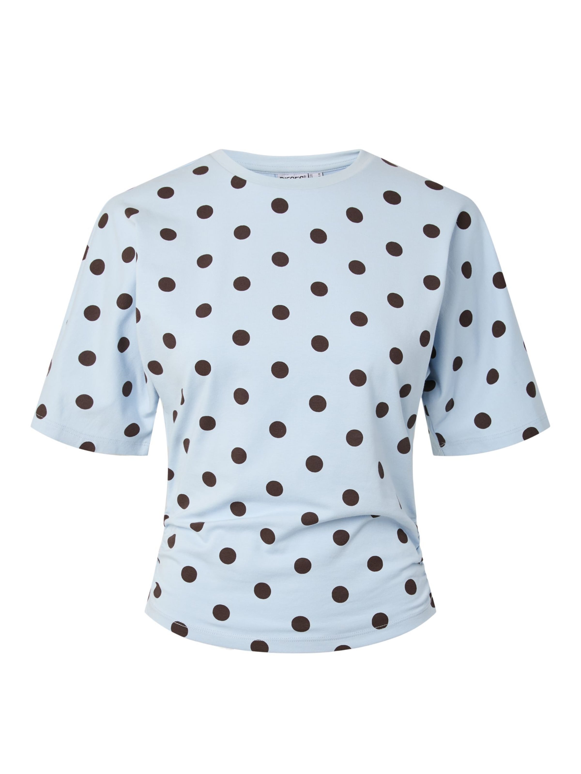 PIECES Shirts 'PCALLI' i XS i blå / sort, Produktvisning