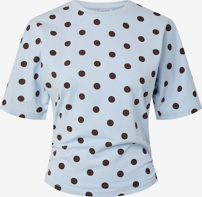PIECES Shirt 'PCALLI' in XS in blau / schwarz, Produktansicht