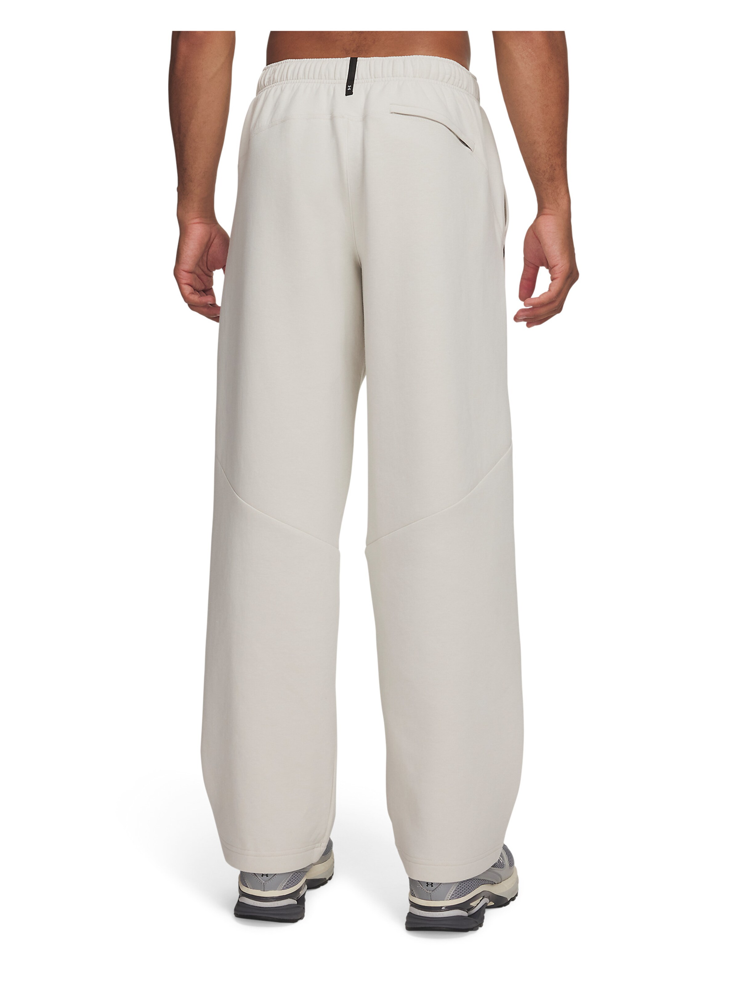 UNDER ARMOUR Regular Sportbroek 'Unstoppable Flc' in Wit