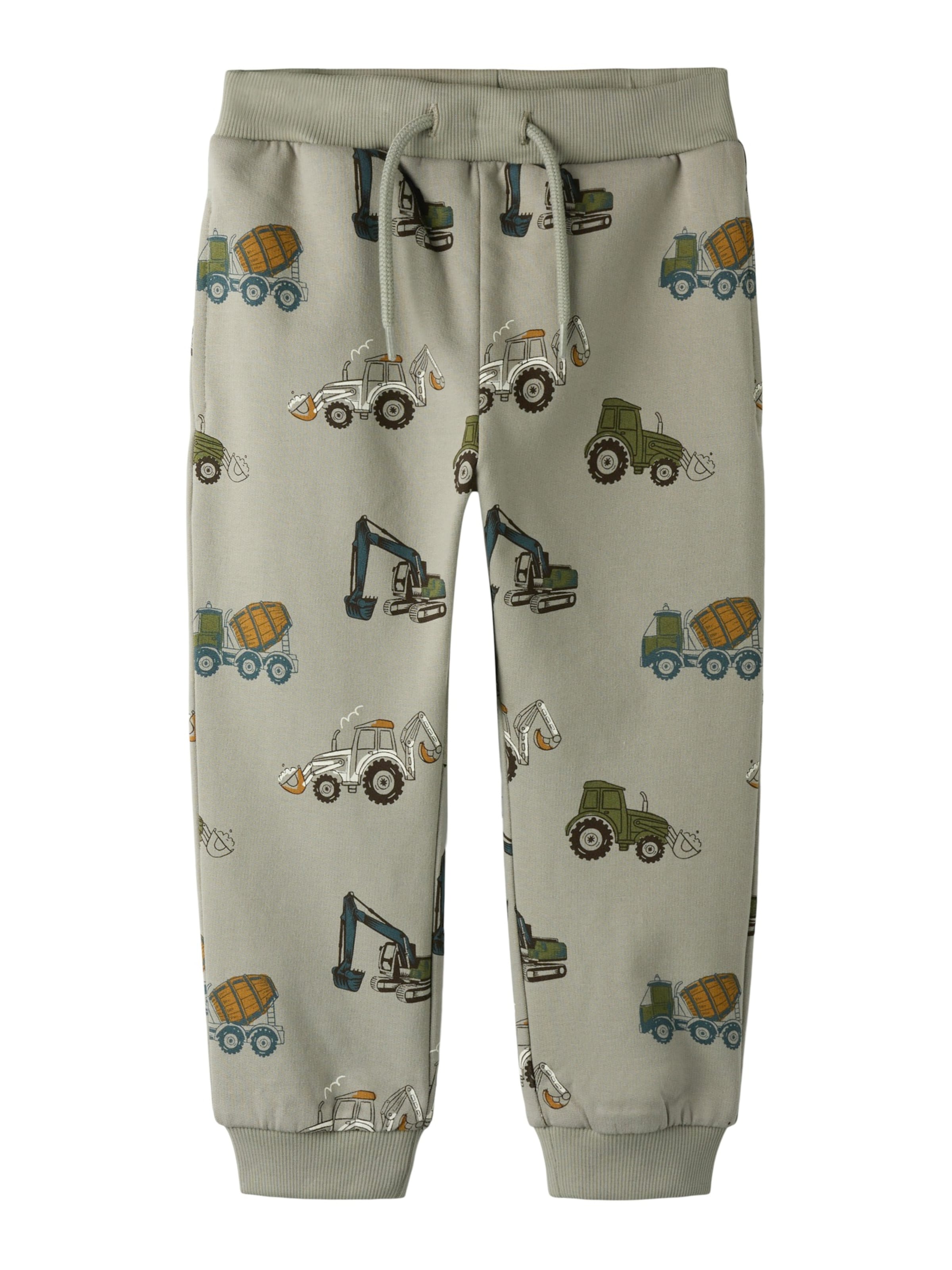 NAME IT Tapered Pants 'NMMBasil' in Green: front