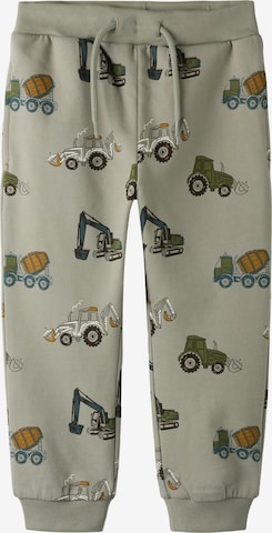 NAME IT Tapered Pants 'NMMBasil' in Green: front