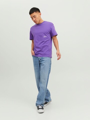 JACK & JONES Shirt 'Clan' in Purple