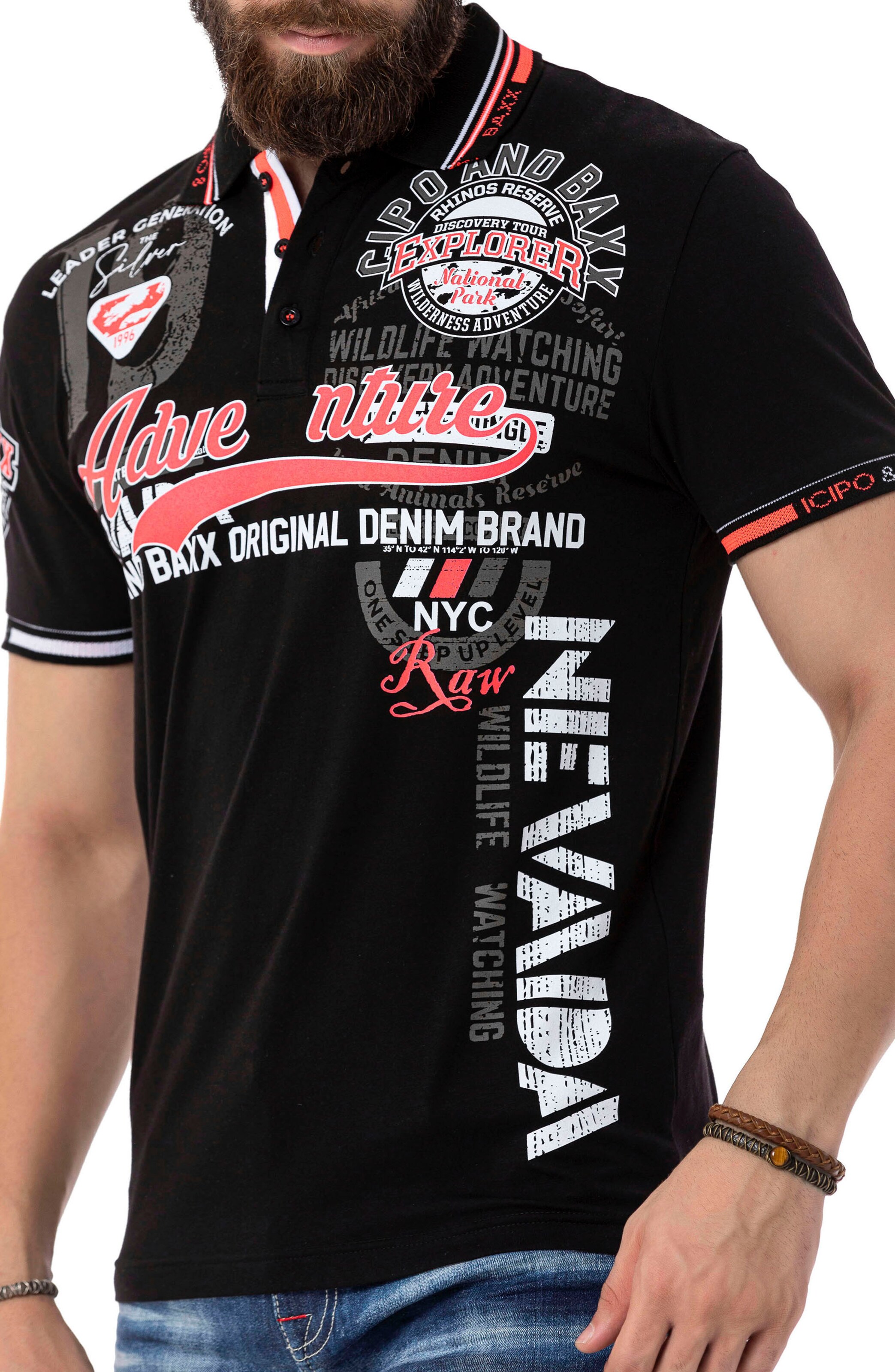 CIPO & BAXX Shirt in Black