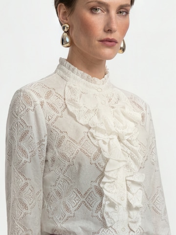 Rich & Royal Bluse in Weiß