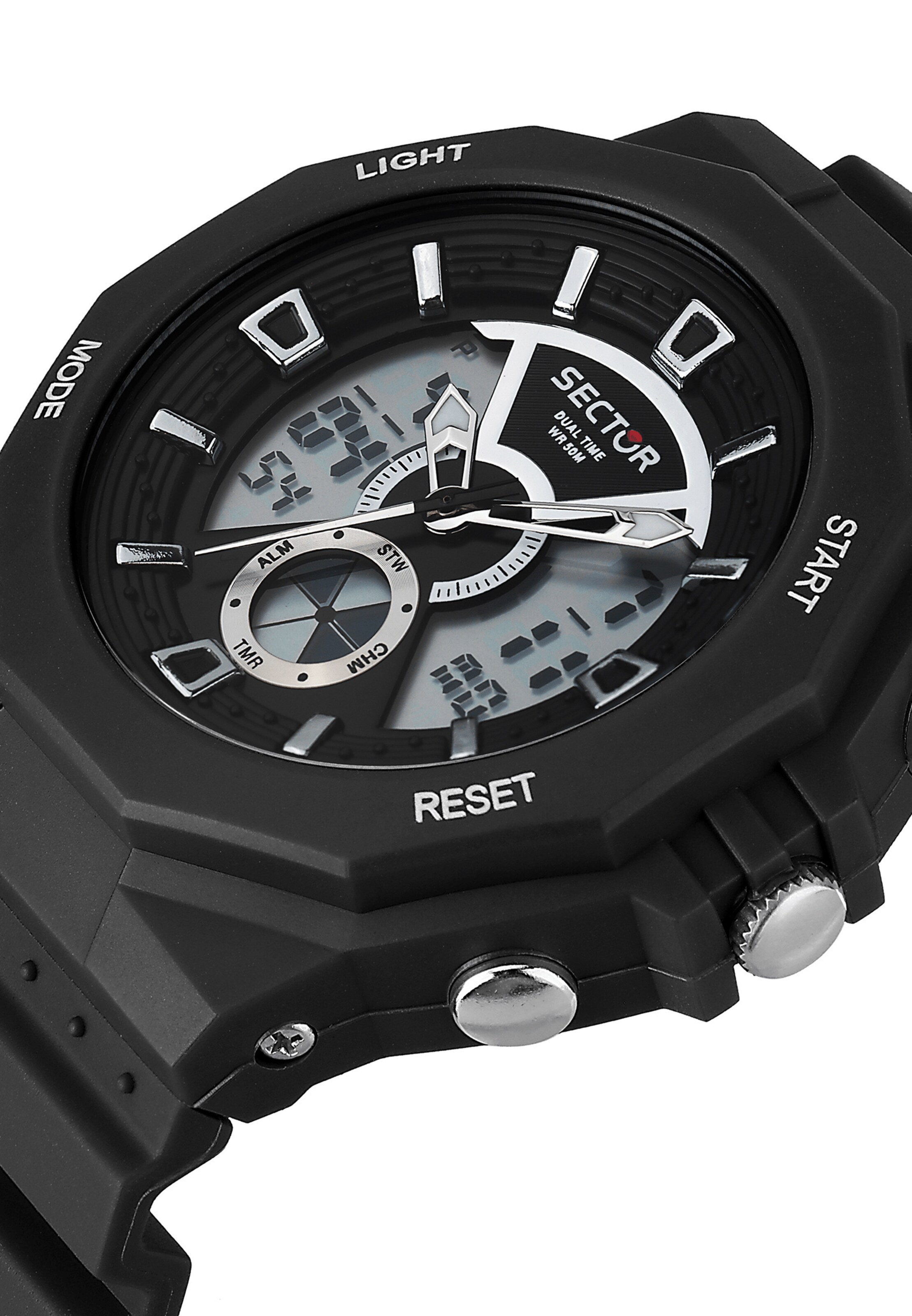 SECTOR Uhr in Schwarz