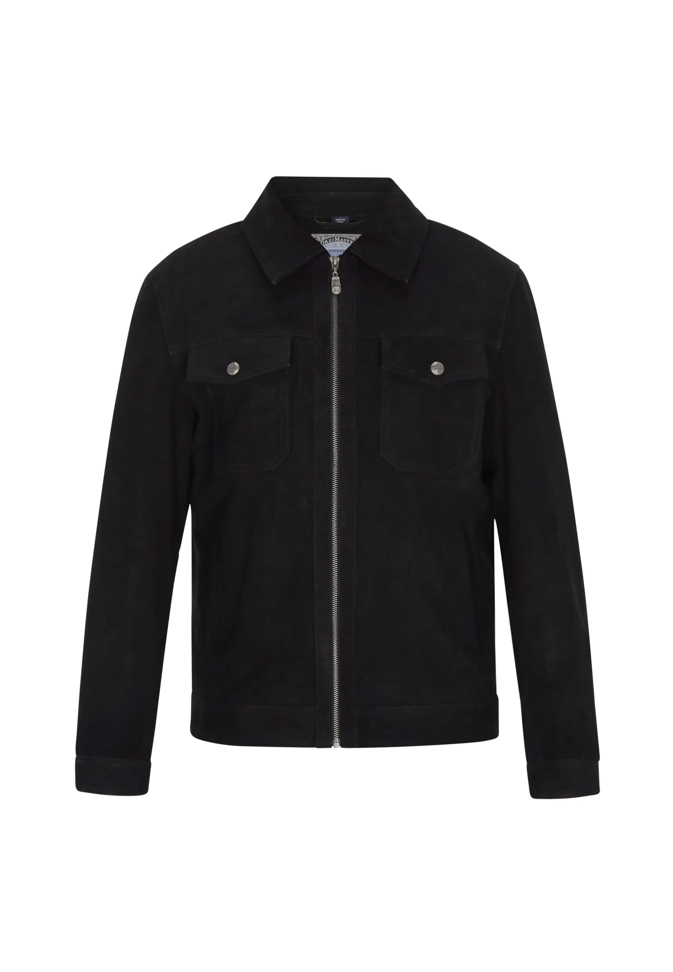 DreiMaster Vintage - Chaqueta de entretiempo en negro: frente