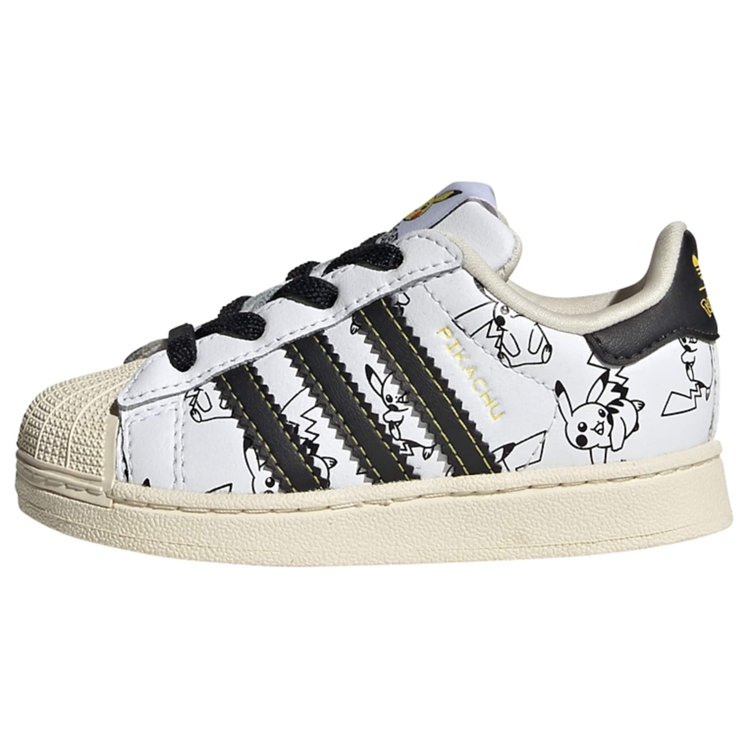 ADIDAS ORIGINALS Trainers 'Pokemon Superstar II' in White: front
