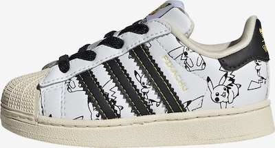 ADIDAS ORIGINALS Sneaker 'Pokemon Superstar II' in 19 in gelb / schwarz / weiß, Produktansicht