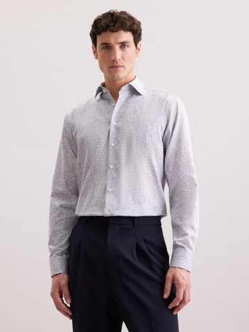 Fit confort Chemise business 'Schwarze Rose' SEIDENSTICKER en bleu : devant