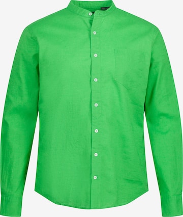 JP1880 Regular fit Overhemd in Groen: voorkant