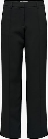 ONLY - regular Pantalón plisado 'ASTRID' en negro: frente