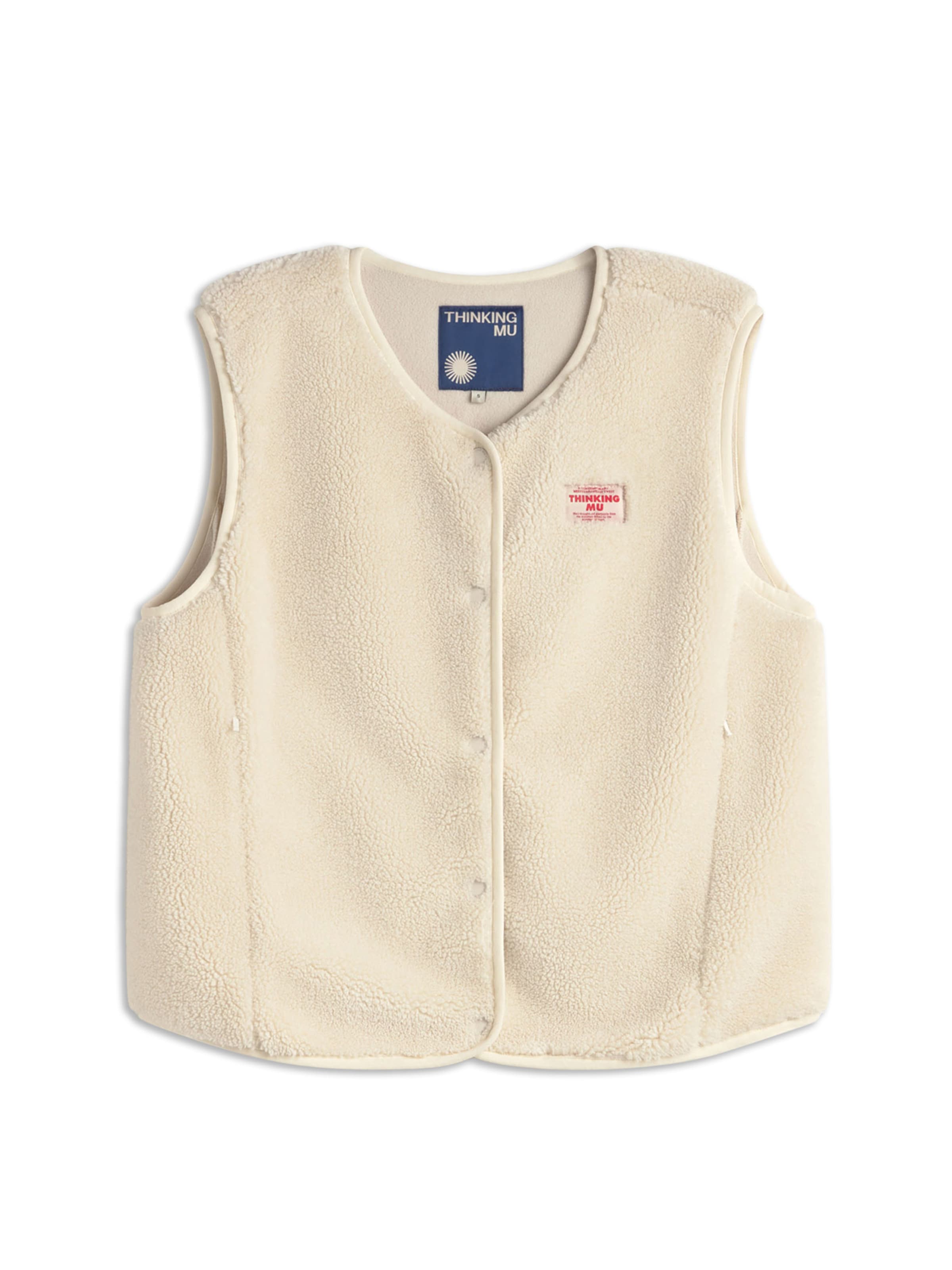 Gilet 'Jay' Thinking MU en blanc : devant