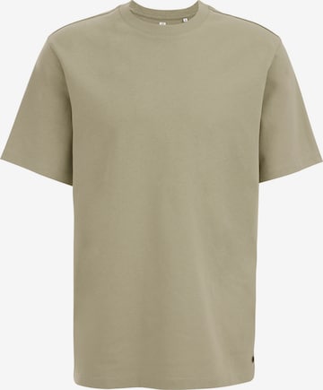 T-Shirt WE Fashion en vert : devant