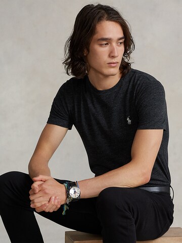 Polo Ralph Lauren Rovný strih Tričko - Čierna: predná strana