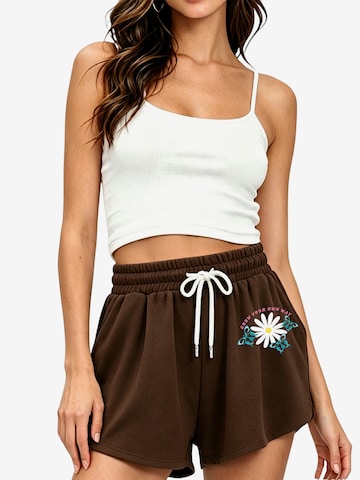 GORHEY Broek in Bruin: voorkant