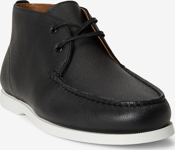Polo Ralph Lauren - Botines chukka 'MERTON' en negro: frente
