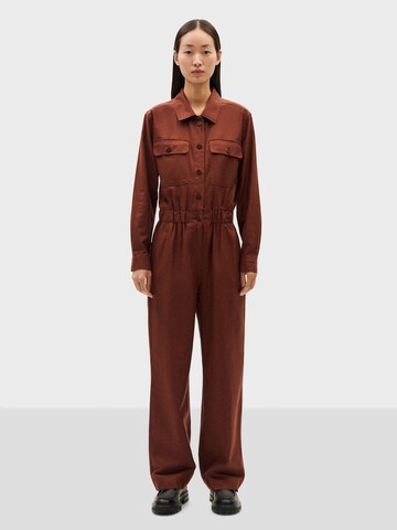 Thinking MU Jumpsuit 'Montana' in Brown: front