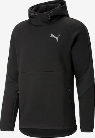 Sweat de sport 'EVOSTRIPE' PUMA en noir : devant