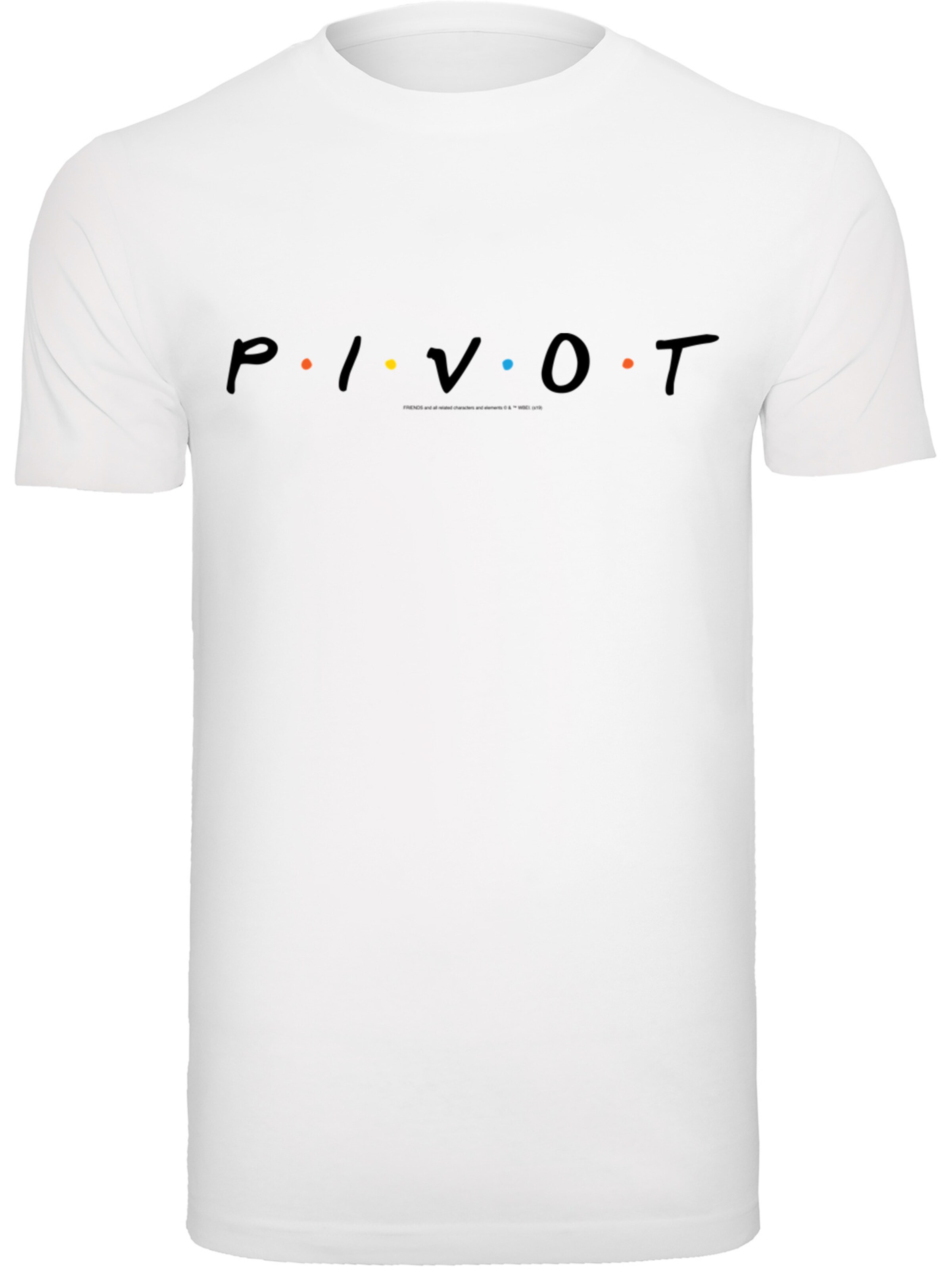 F4NT4STIC Shirt 'Friends Pivot' in White: front