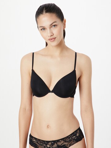 Push-up Sutien de la Women' Secret pe negru: față