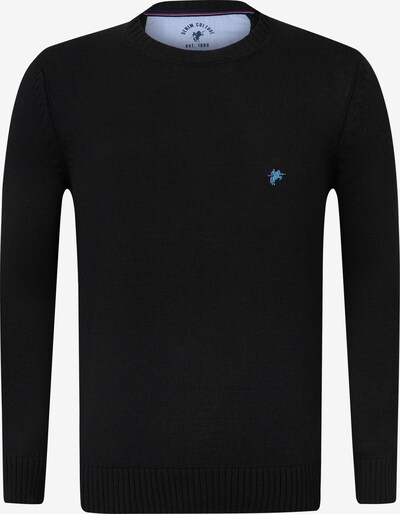 DENIM CULTURE Sweater 'Brian' in Light blue / Black, Item view