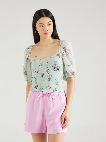 ONLY Blouse 'LUCCA' in Green: front