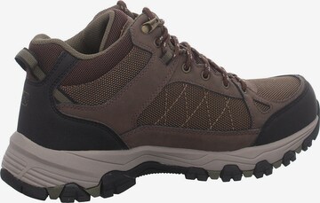 SKECHERS Lace-Up Boots in Brown