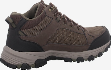 SKECHERS Lace-Up Boots in Brown