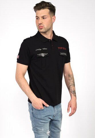 TOP GUN Shirt '20213003 ' in Schwarz: predná strana