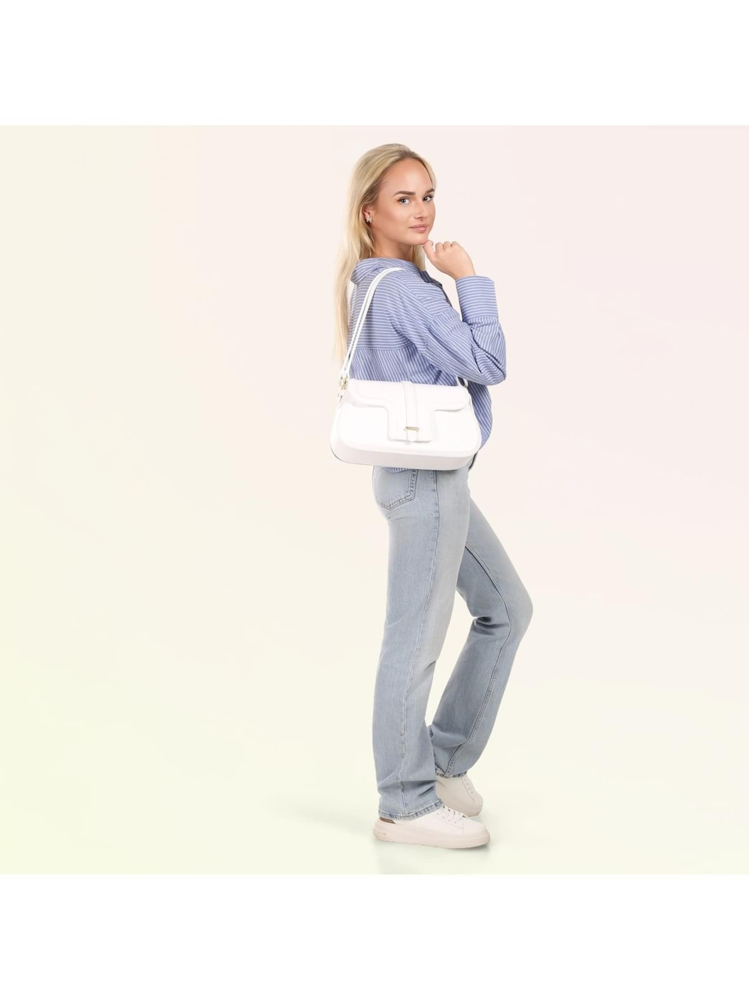 Toscanto - Bolso de hombro en blanco