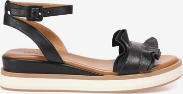 INUOVO Strap Sandals in Black