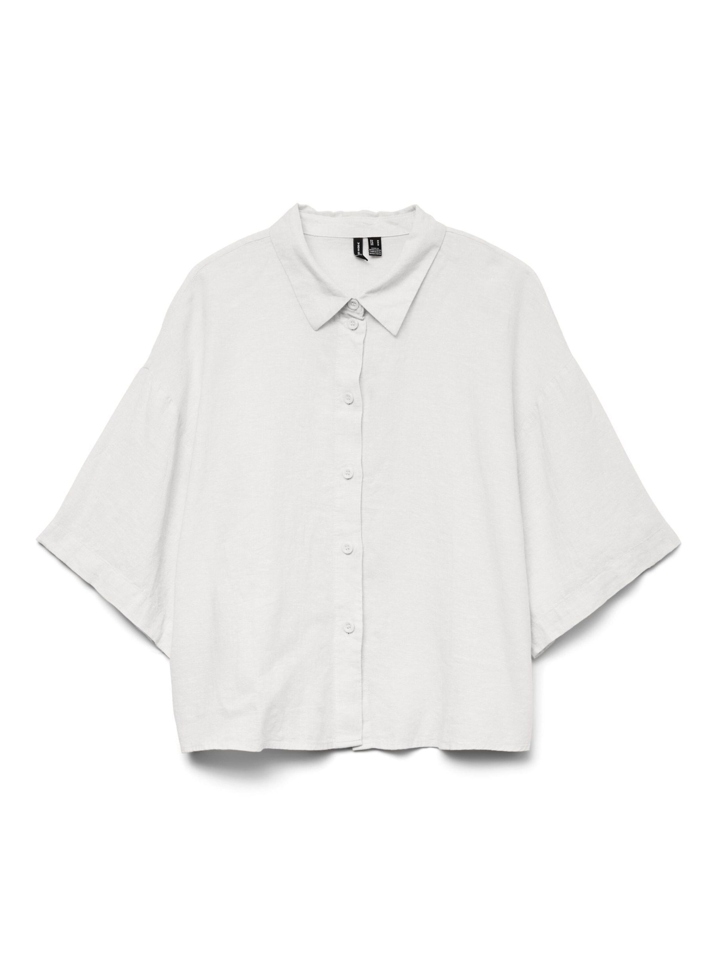 VERO MODA Blouse 'VMLinn' in Wit: voorkant