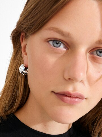 PilgrimNaušnice 'Johnnie' - srebro boja